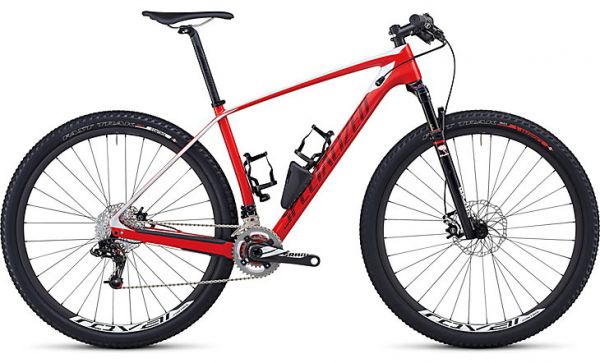 STUMPJUMPER MARATHON CARBON 29 - 2014 - RED IN WHITE